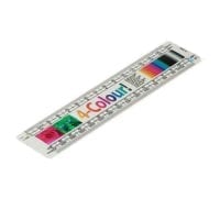 150mm White Oval Scale Rulers