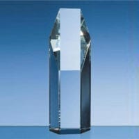 19cm Optical Crystal Hexagon Awards