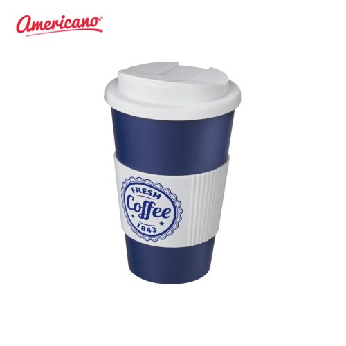 Americano Non Spill 350 ml Thermal Mugs Blue White