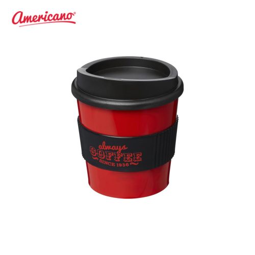 Americano Primo 250 ml Mugs Red Solid Black