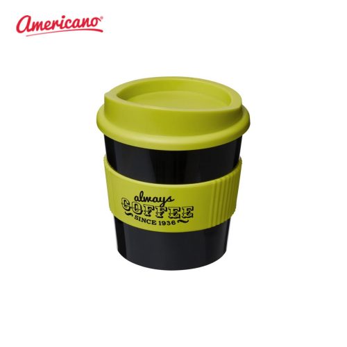 Americano Primo 250 ml Mugs Solid Black Lime