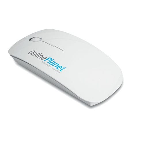 Curvy Mouse White Branded