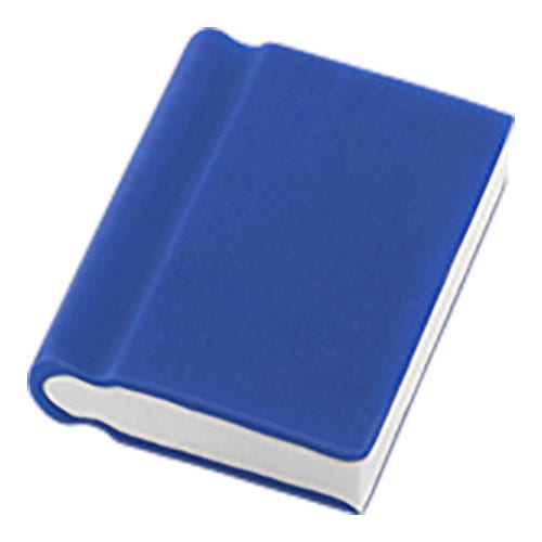 Eraser Book Shape Promotional Blue