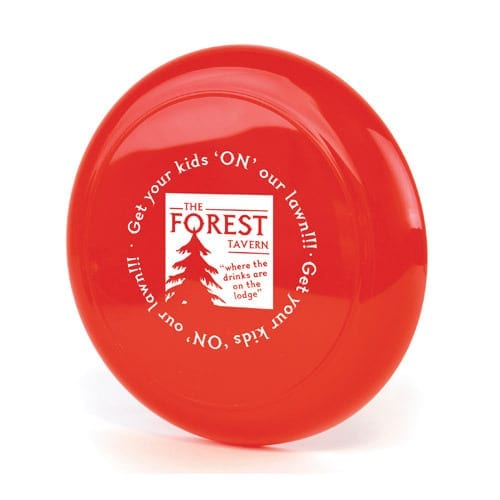 Large Frisbees Gloss Finish red