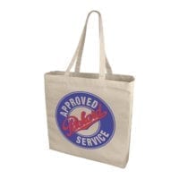 Odessa 10oz Gusseted Cotton Canvas Tote Bags