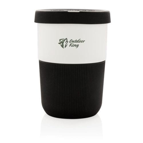 PLA 380ml Coffee to go Cups Branded Black