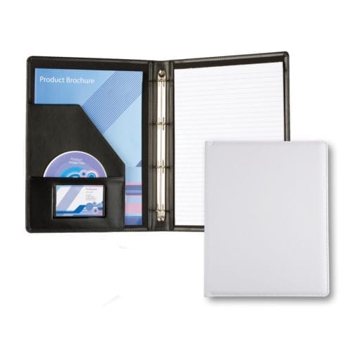 Promotional A4 Slim Ring Binders White