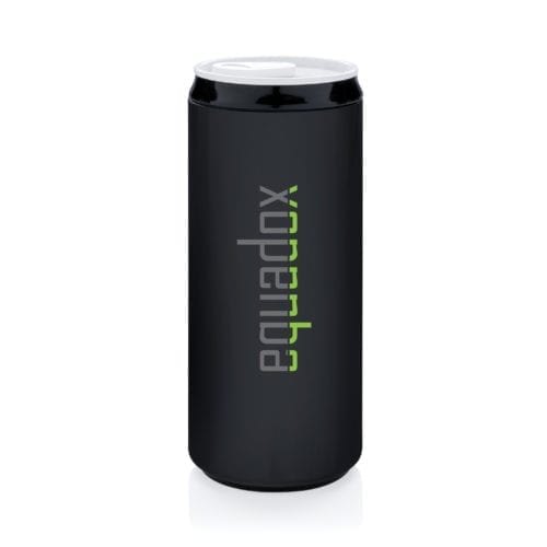 Promotional ECO Can 330ml Travel Cups Branded Black 1 scaled