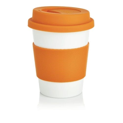 Promotional ECO PLA 350ml Coffee Cups Orange 18 scaled