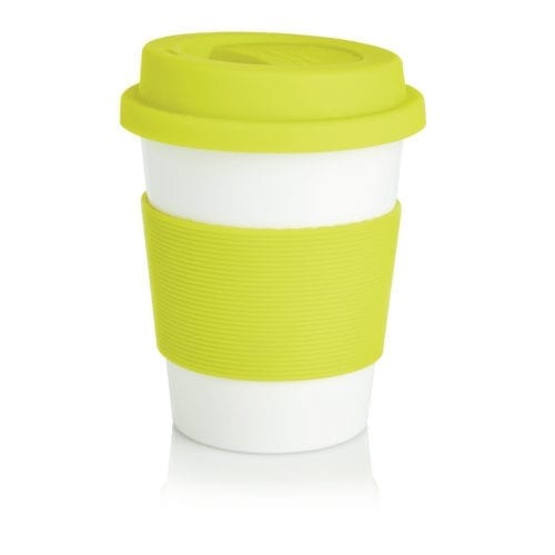 Promotional ECO PLA 350ml Coffee Cups Yellow 18 scaled