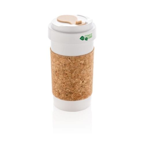 Promotional ECO PLA 400ml Cans with Cork and logo