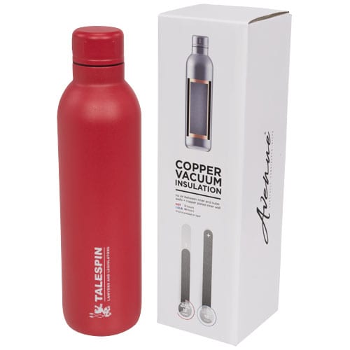 Promotional Thor 510ml Bottle Red Branded with Logo