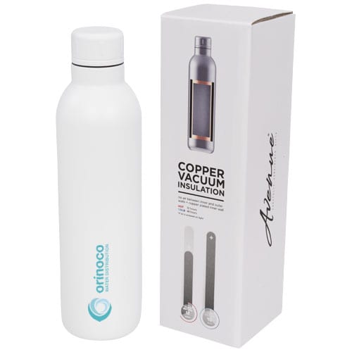 Promotional Thor 510ml Bottle White Branded with Logo