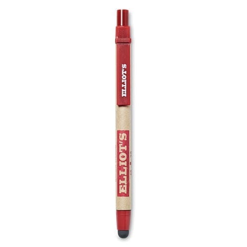 Recycled Stylus Pen Red Branded