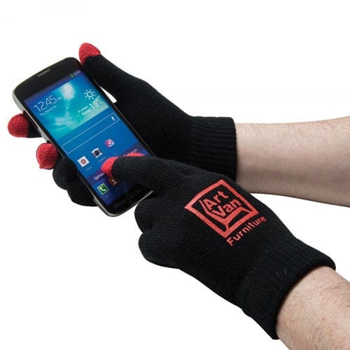 Smart Gloves With printed Label