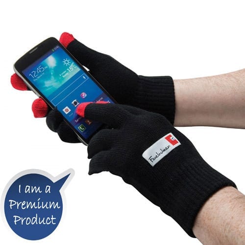 Smart Gloves With woven label