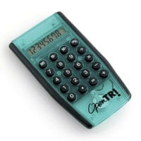 Transparent Pocket Size Calculators