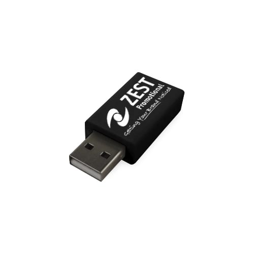 Printed USB Data Blocker Black