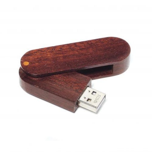 Wood Twister USB Flash Drives