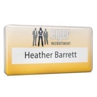 PVC Faced Window Name Badges