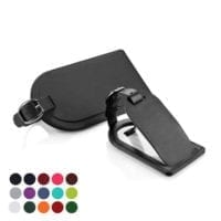 Belluno PU Large Luggage Tag With Security Flap