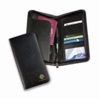 Balmoral Bonded Leather Deluxe Zipped Travel Wallets