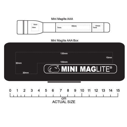 ZP3021002 2 Mini Maglite AAA Torch