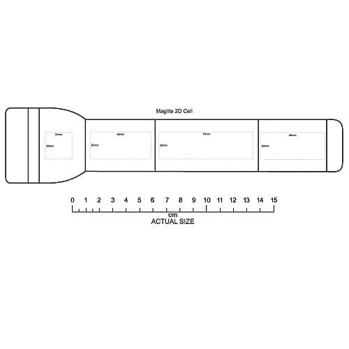 ZP3021009 3 Maglite LED 2D Cell Torch