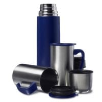 Stainless Steel 500ml Vacuum Flasks with Mugs