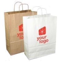 Large Sustainable Boutique Paper Carrier Bags