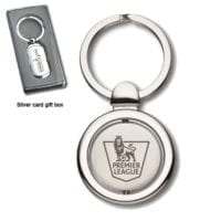 Round Spinning Sapporo Keyrings Laser Engraved
