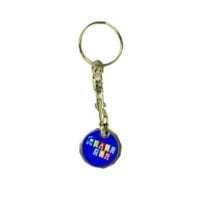 New Shape Trolley Coin Keyring – Printed