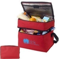 Polyester 2 Compartment Cooler Bags