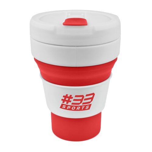 Express 355ml Collapsible Cups Red