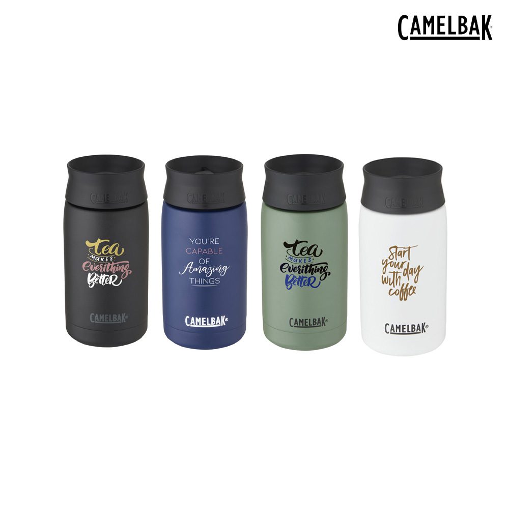 Buy branded CamelBak Hot Cap 0.4L Vacuum Mugs in bulk from Zest  Promotional. Branded CamelBak with your company logo.
