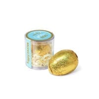 Easter – Clear Pot – Gold foiled egg