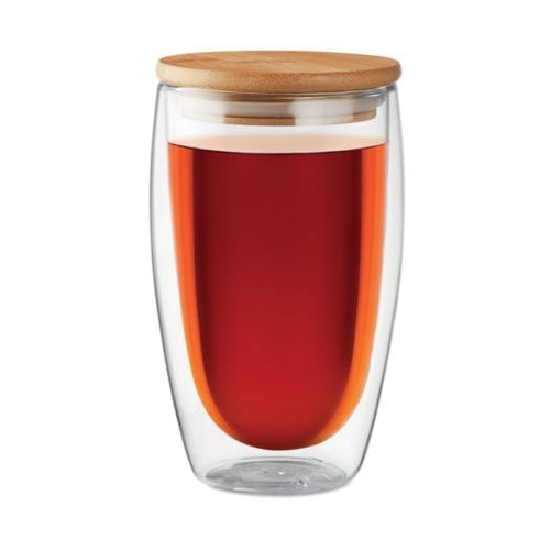 Promotional Triana Large Glass Cup with tea