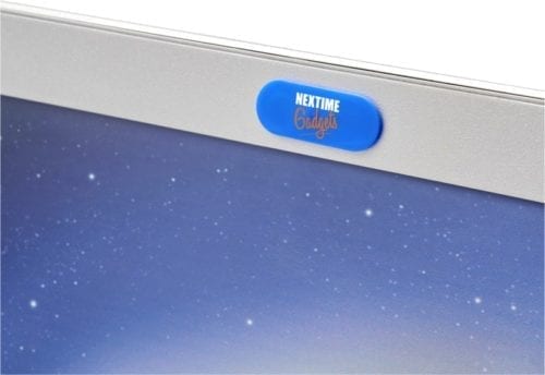 Promotional Hide Webcam Covers Blue with Logo