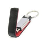 Promotional Leather USB Branded with Logo