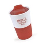 Promotional Plastic Travel Mugs Branded with Logo