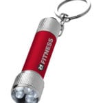 Promotional Torch Keyrings Branded with Logo