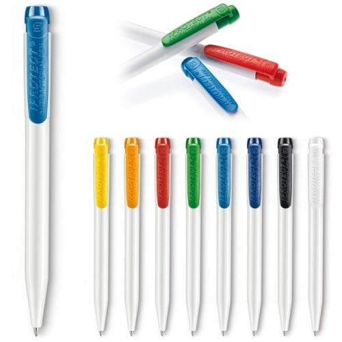 Promotional iProtect Anti Bacterial Pen Group all Colours