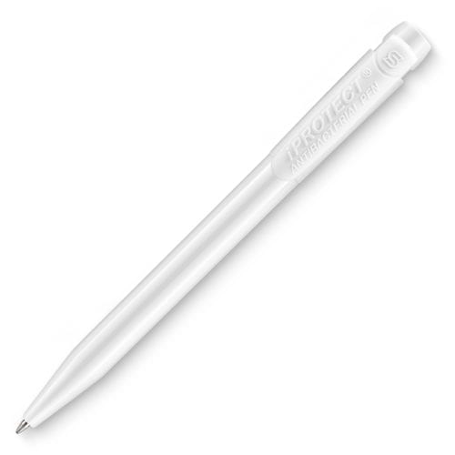 Promotional iProtect Anti Bacterial Pen White