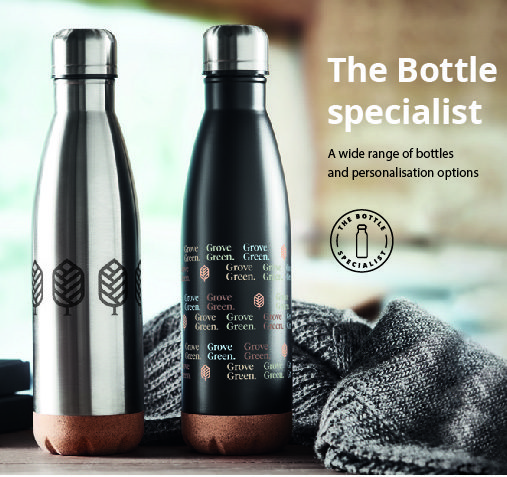 promotional bottles with logo
