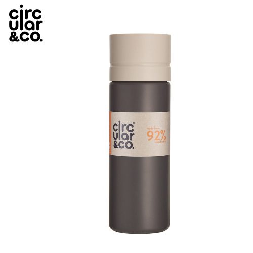600ml Reusable Water Bottle Grey Chalk