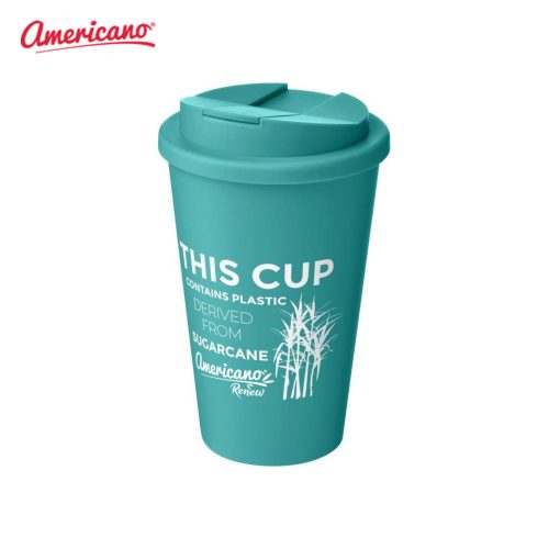 Americano Renew 350 ml Insulated Tumbler with Spill Proof Lid Reef Blue