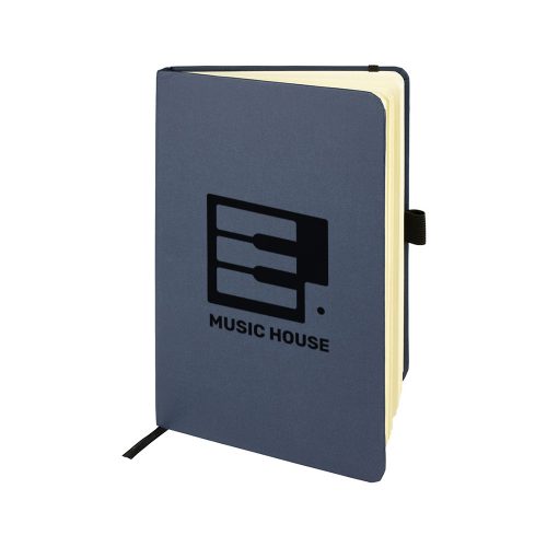 Broadstairs Eco A5 Kraft Paper Notebook Navy Blue Details