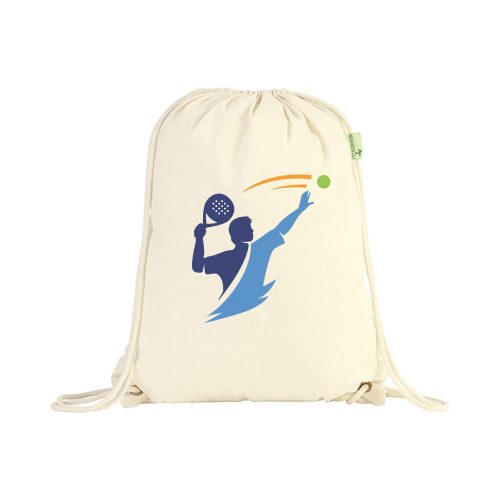 Canterbury 5 oz Recycled Cotton Drawstring Bag Natural main