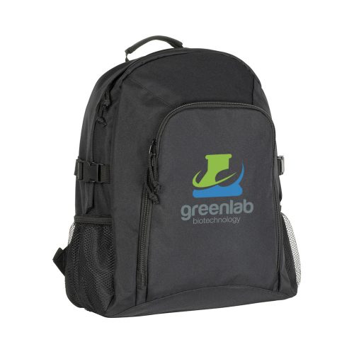 Chillenden Eco Recycled Business Backpack Rucksack Black Side main