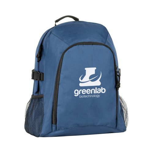 Chillenden Eco Recycled Business Backpack Rucksack Blue Navy Black Side